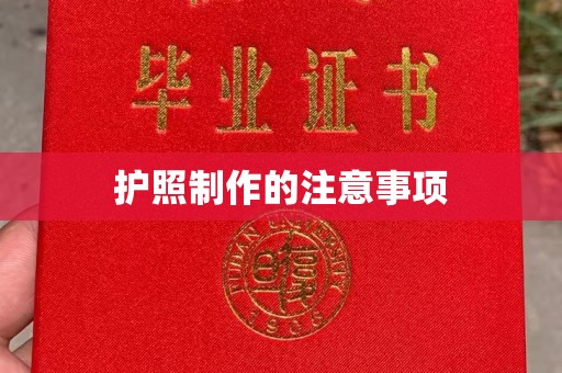 丛台护照制作的注意事项
