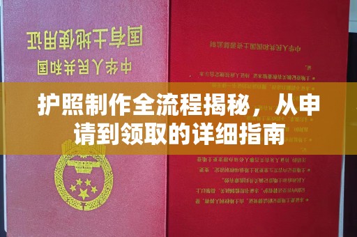 丛台护照制作全流程揭秘，从申请到领取的详细指南