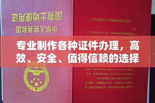 丛台专业制作各种证件办理，高效、安全、值得信赖的选择