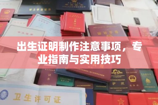 丛台出生证明制作注意事项，专业指南与实用技巧