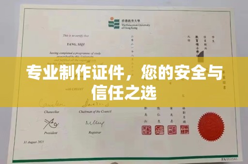 丛台专业制作证件，您的安全与信任之选