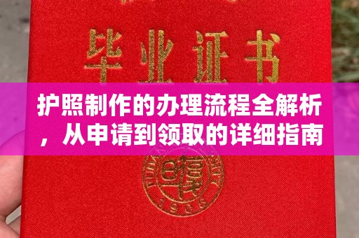 丛台护照制作的办理流程全解析，从申请到领取的详细指南