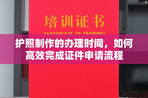 丛台护照制作的办理时间，如何高效完成证件申请流程