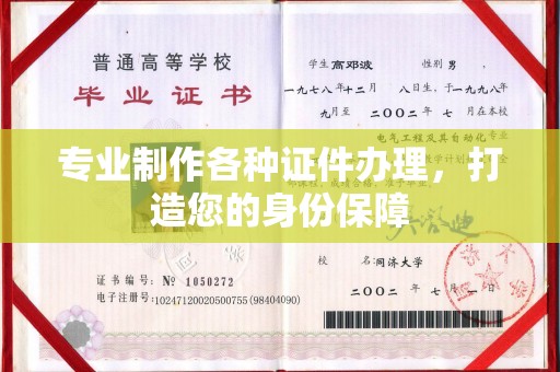 丛台专业制作各种证件办理，打造您的身份保障