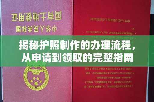 丛台揭秘护照制作的办理流程，从申请到领取的完整指南