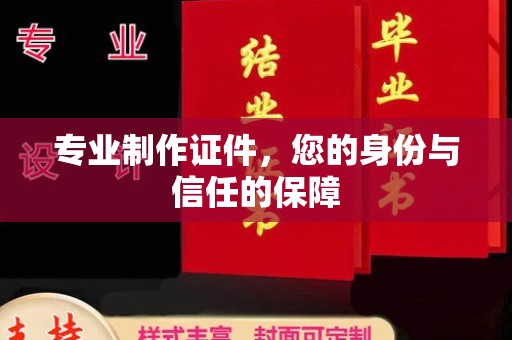 丛台专业制作证件，您的身份与信任的保障