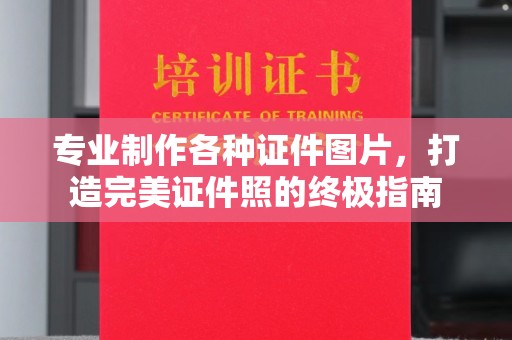 丛台专业制作各种证件图片，打造完美证件照的终极指南