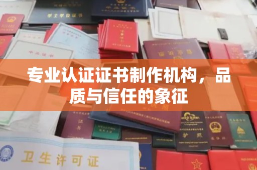 丛台专业认证证书制作机构，品质与信任的象征