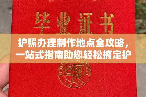 丛台护照办理制作地点全攻略，一站式指南助您轻松搞定护照
